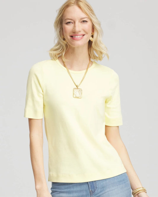 Classic Fit Pima Cotton Tee - Chico's