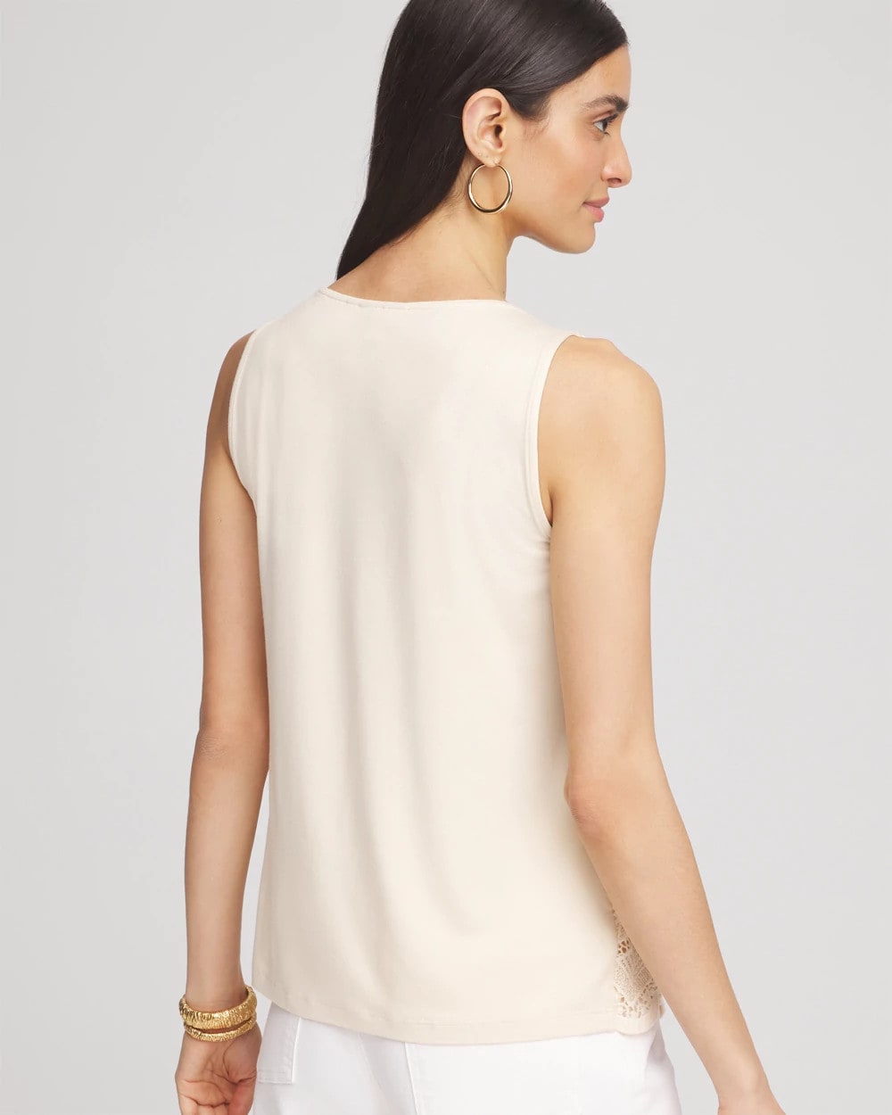 Island Crochet Lace Tank - Chico's