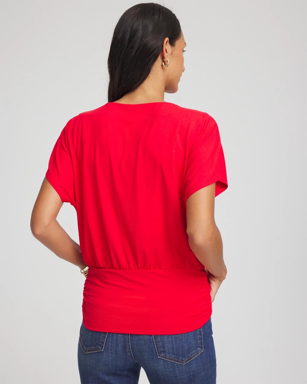 Touch of Cool™ Ruched Banded Hem Top - Chico's
