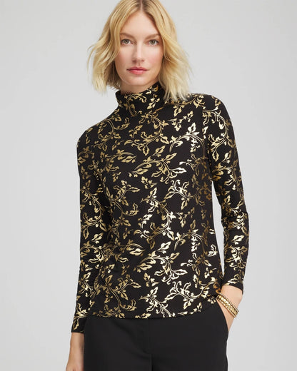 Touch of Cool™ Mockneck Layering Tee - Chico's