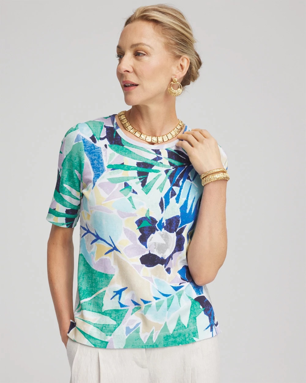 Pima Short Sleeve Everyday Tee - Chico's