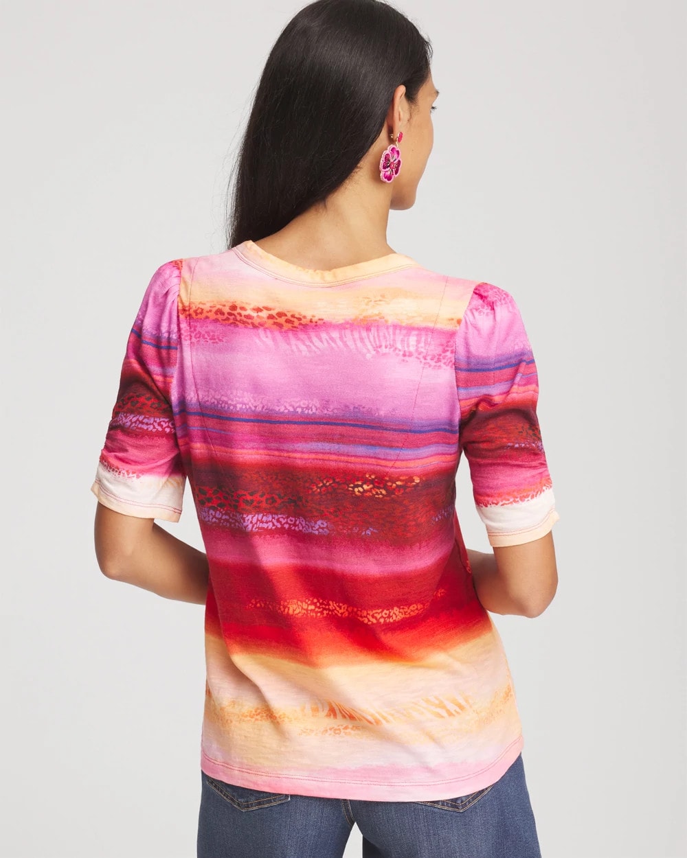 Rio Sunset Henley Tee - Chico's