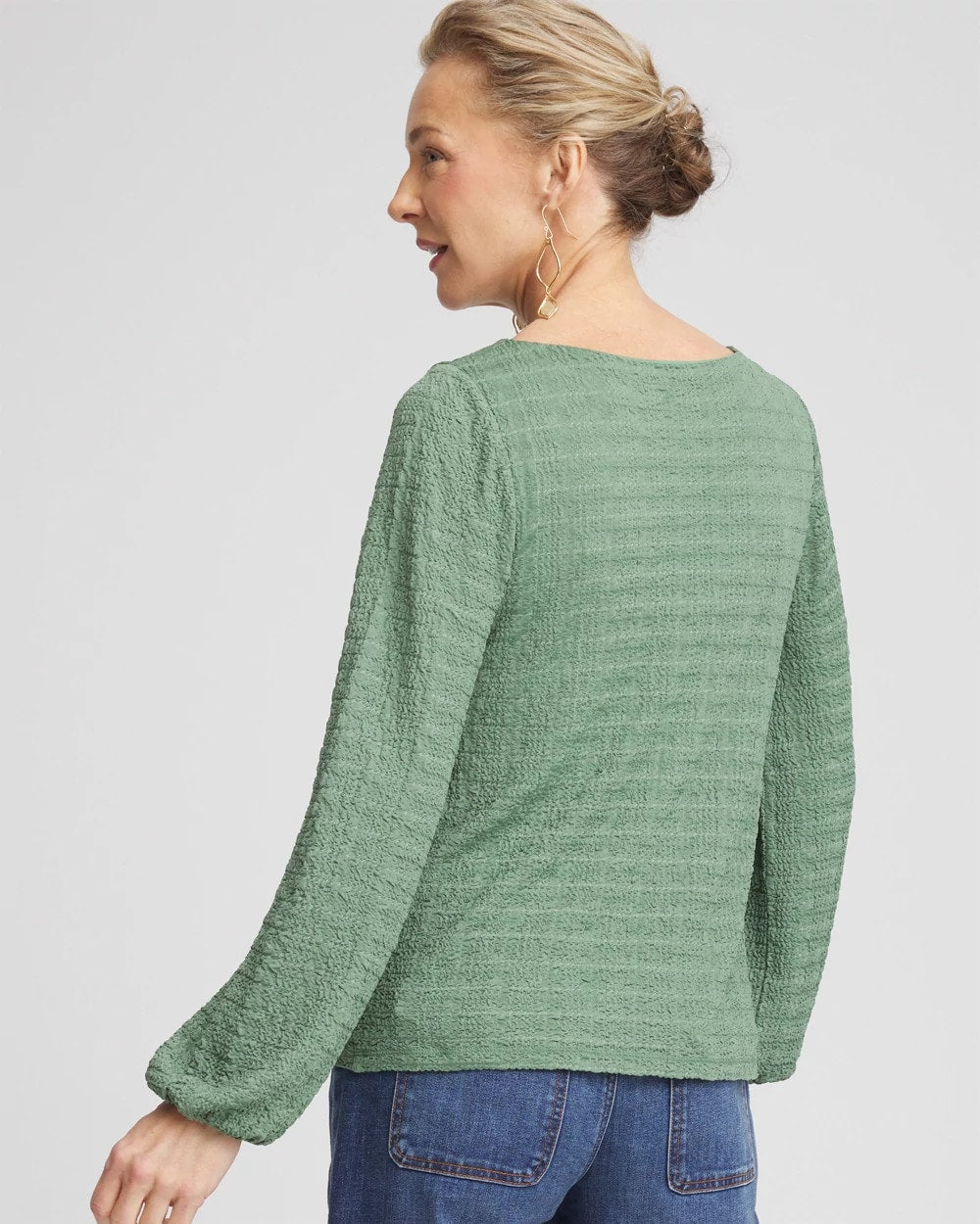 Smocked Boatneck Top - Chico's