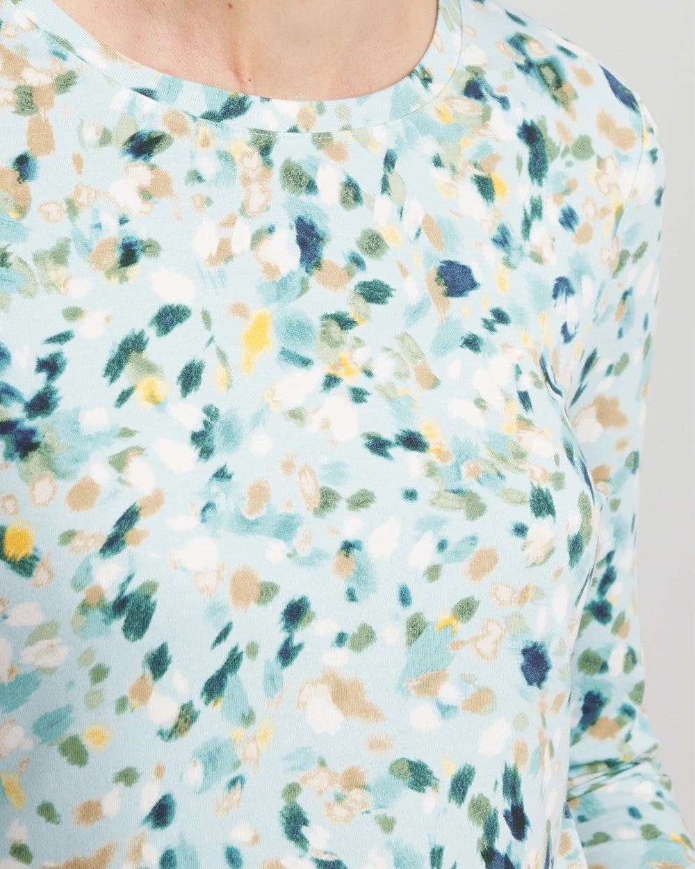 Printed Touch of Cool™ Layering Tee - Chico's
