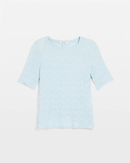 Textured Short-Sleeve Tee - Chico's