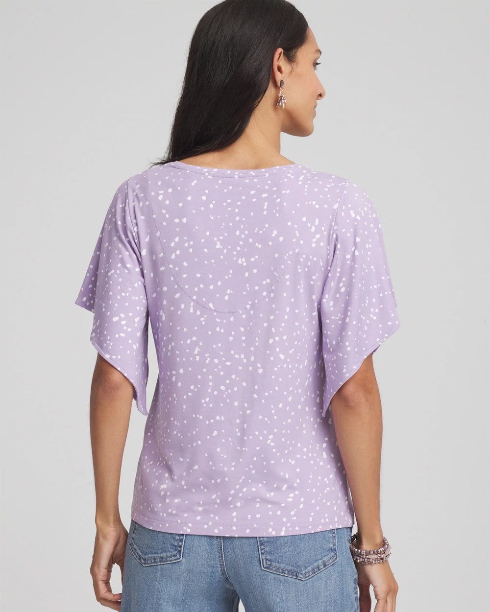Touch of Cool™ Handkerchief-Sleeve V-Neck Tee - Chico's