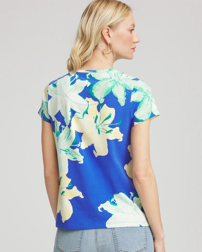 Floral Crewneck Perfect Tee - Chico's