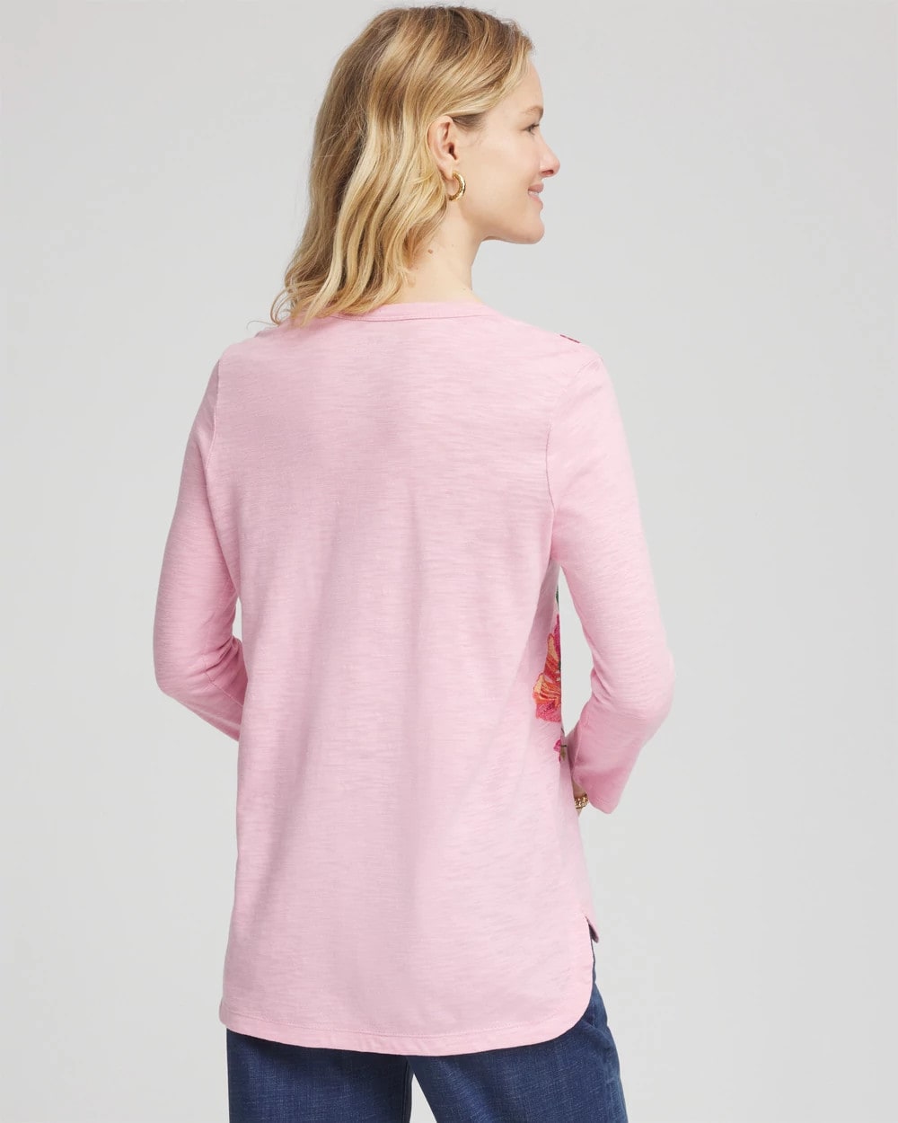 Floral 3/4 Sleeve Tee - Chico's