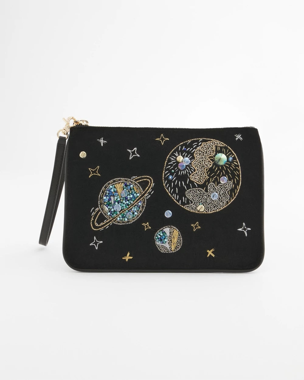 Planets & Stars Velvet Pouch Wristlet - Chico's