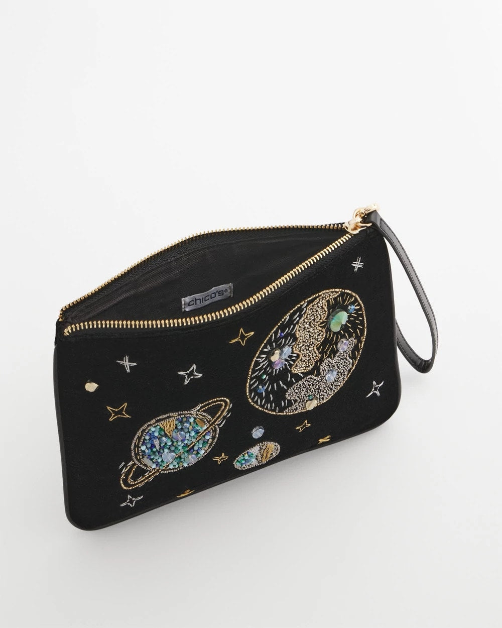 Planets & Stars Velvet Pouch Wristlet - Chico's