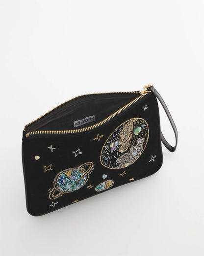 Planets & Stars Velvet Pouch Wristlet - Chico's