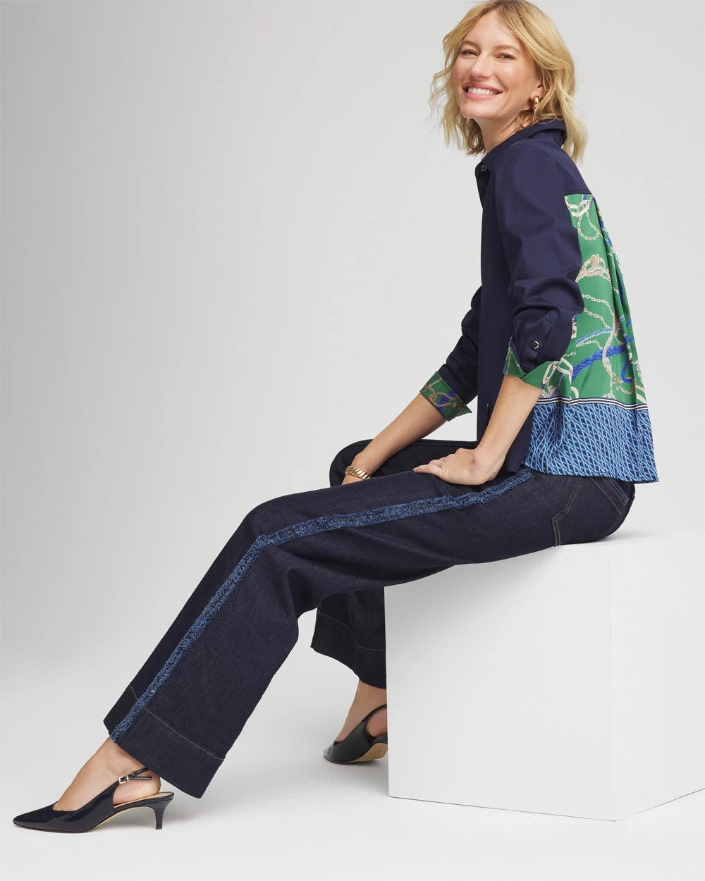 Rope Status Nautical Shirt - Chico's