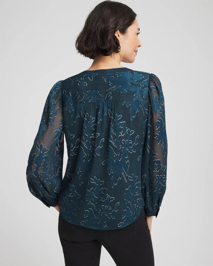 Novelty Texture Blouse - Chico's