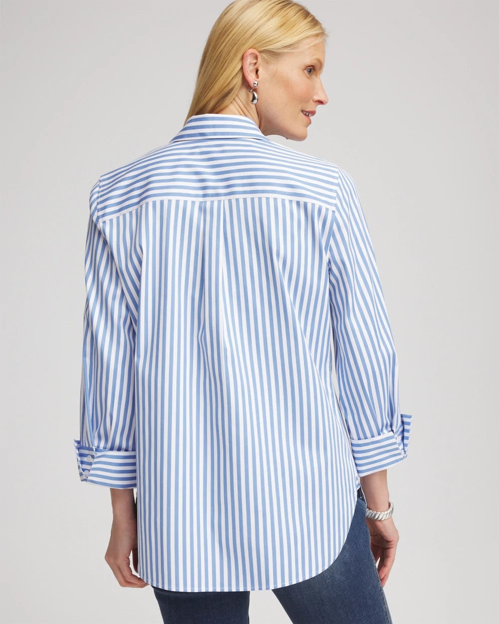 No Iron™ Stretch Striped Shirt - Chico's