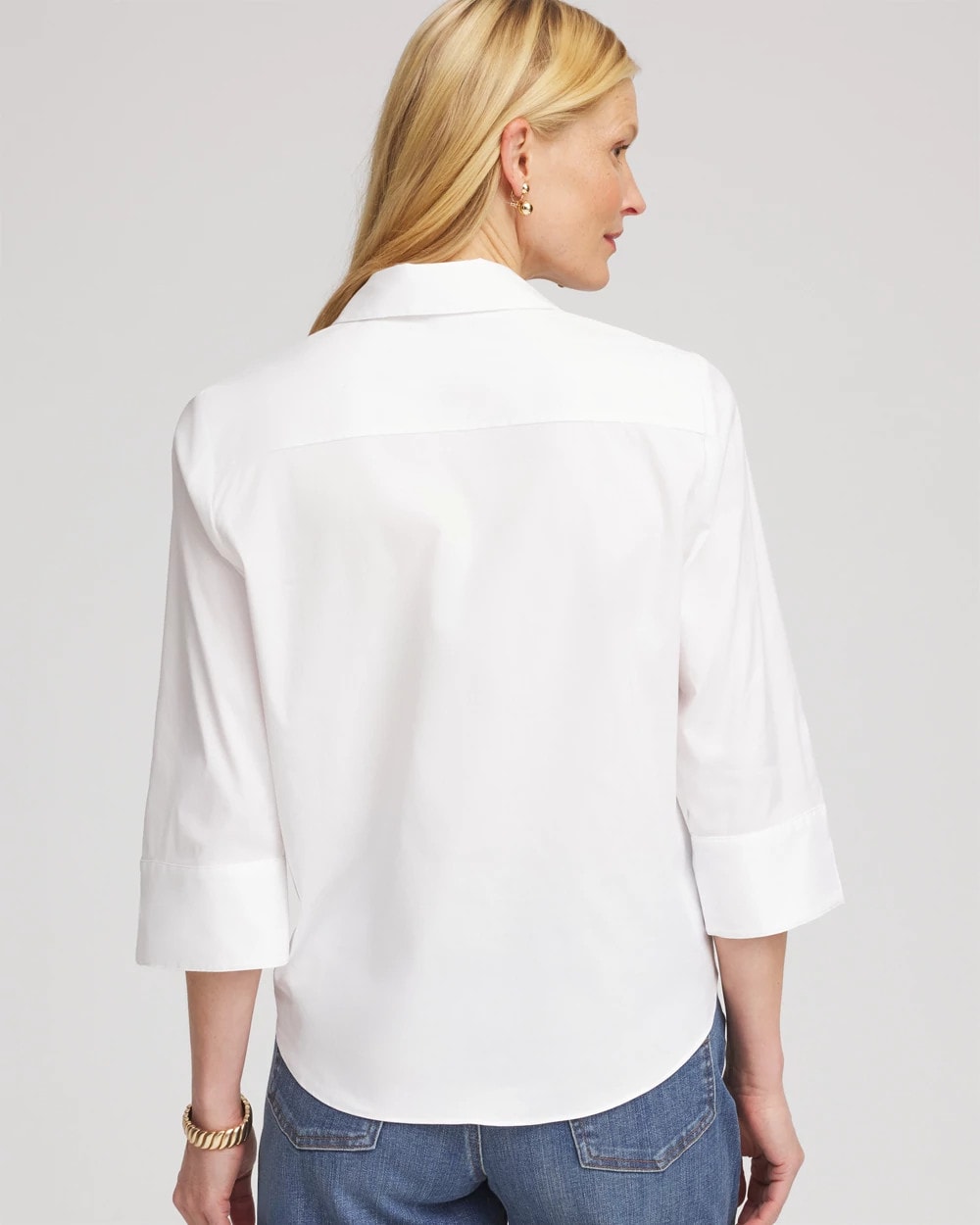 Poplin Tie-Front Top - Chico's