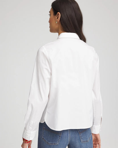 Crystal Heart Poplin Shirt - Chico's
