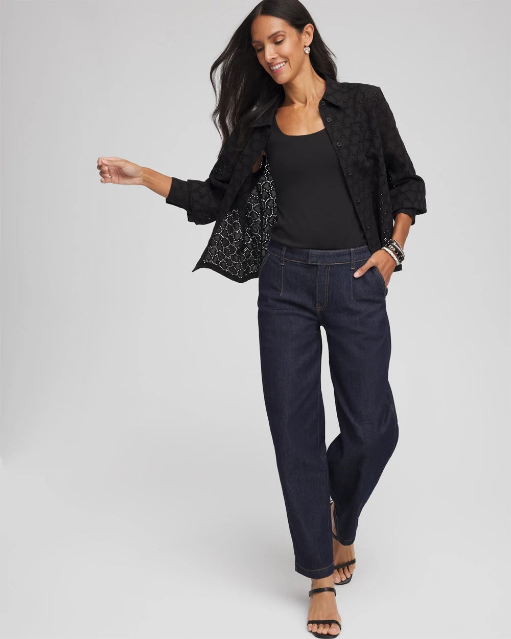 Heart Eyelet Shirt - Chico's
