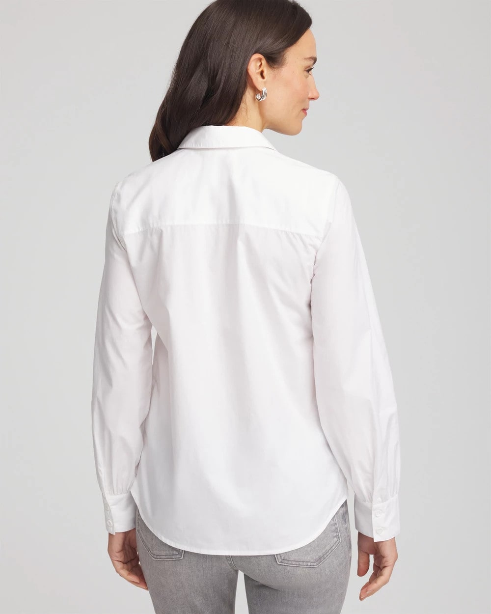 Jeweled Poplin Shirt - Chico's