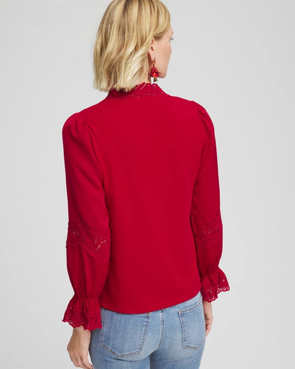 Lace V-Neck Top - Chico's