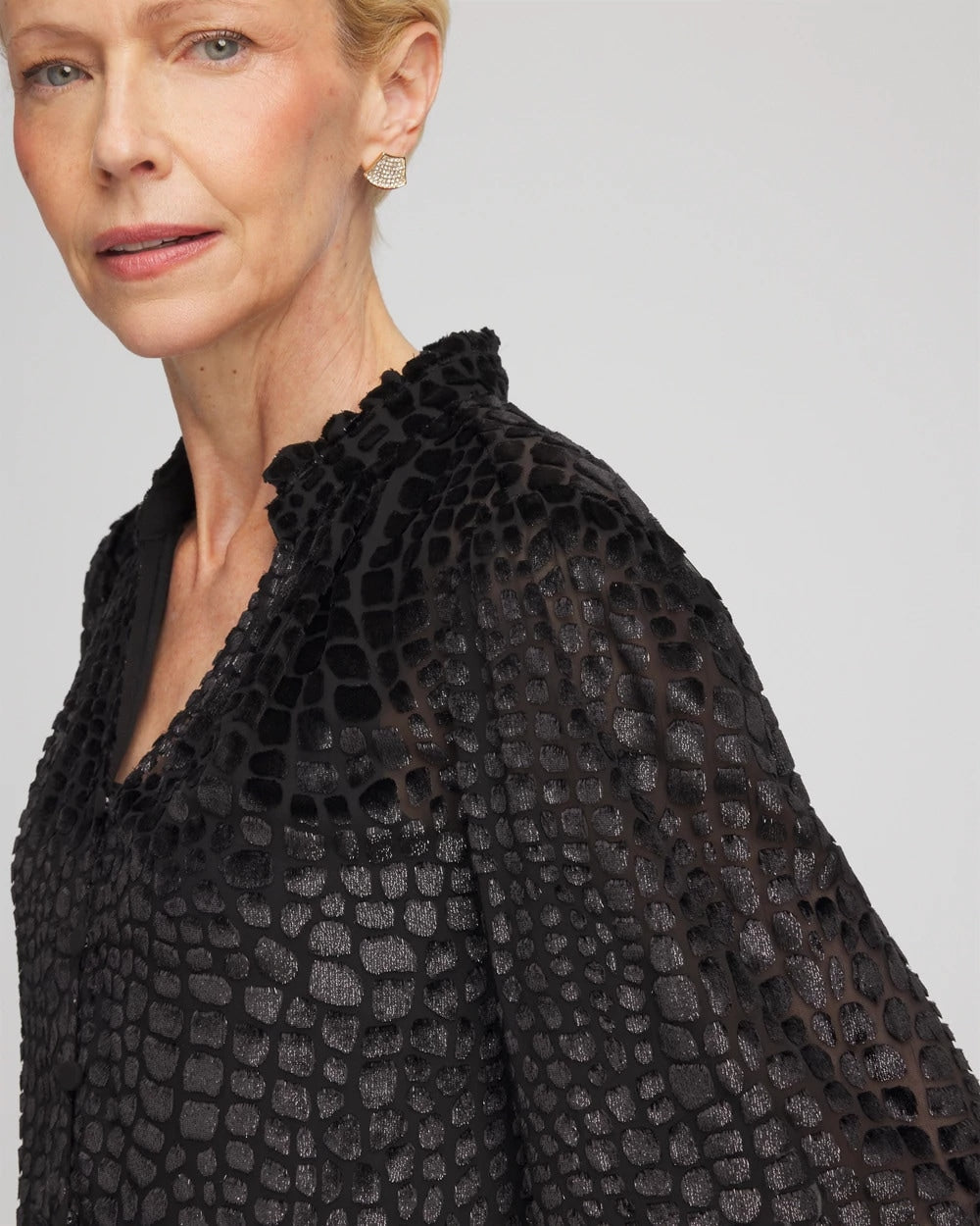 Burnout Velvet Blouse - Chico's
