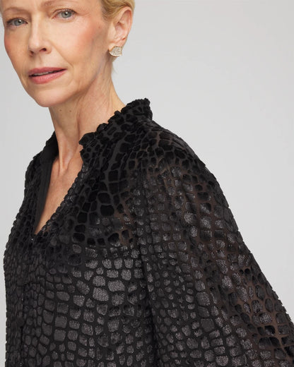 Burnout Velvet Blouse - Chico's