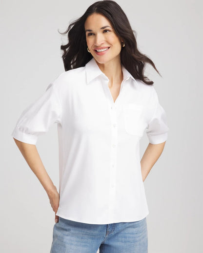 No Iron™ Short-Sleeved Shirt - Chico's