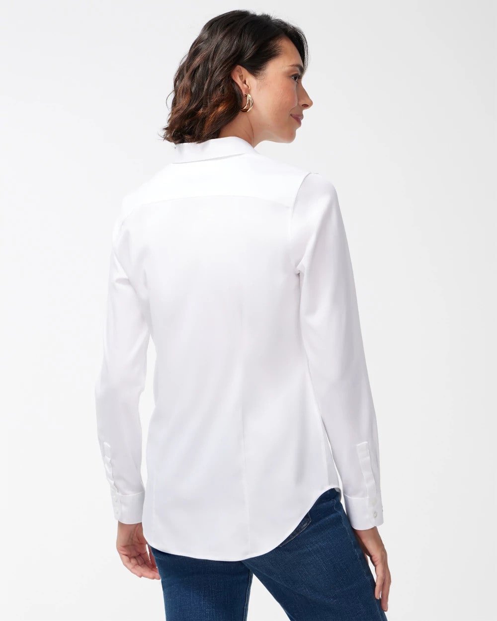 No Iron™ Fitted Stretch Shirt - Chico's