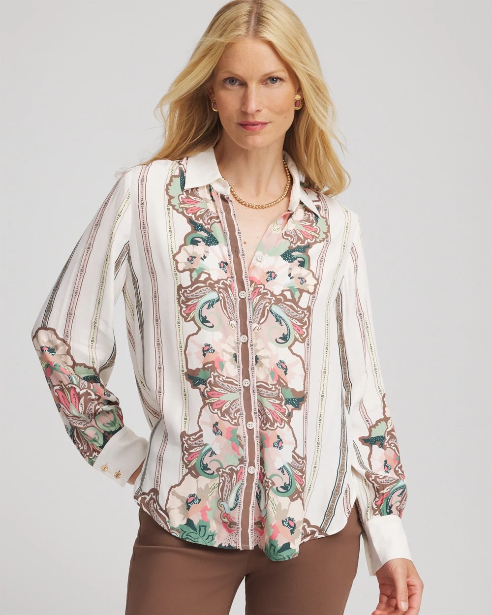 Silky Classic-Fit Shirt - Chico's