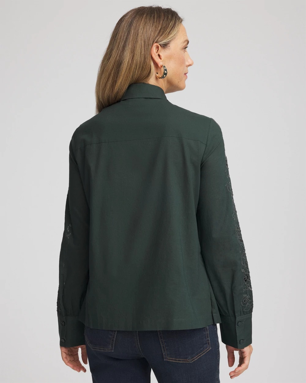 Lace Cotton Voile Shirt - Chico's