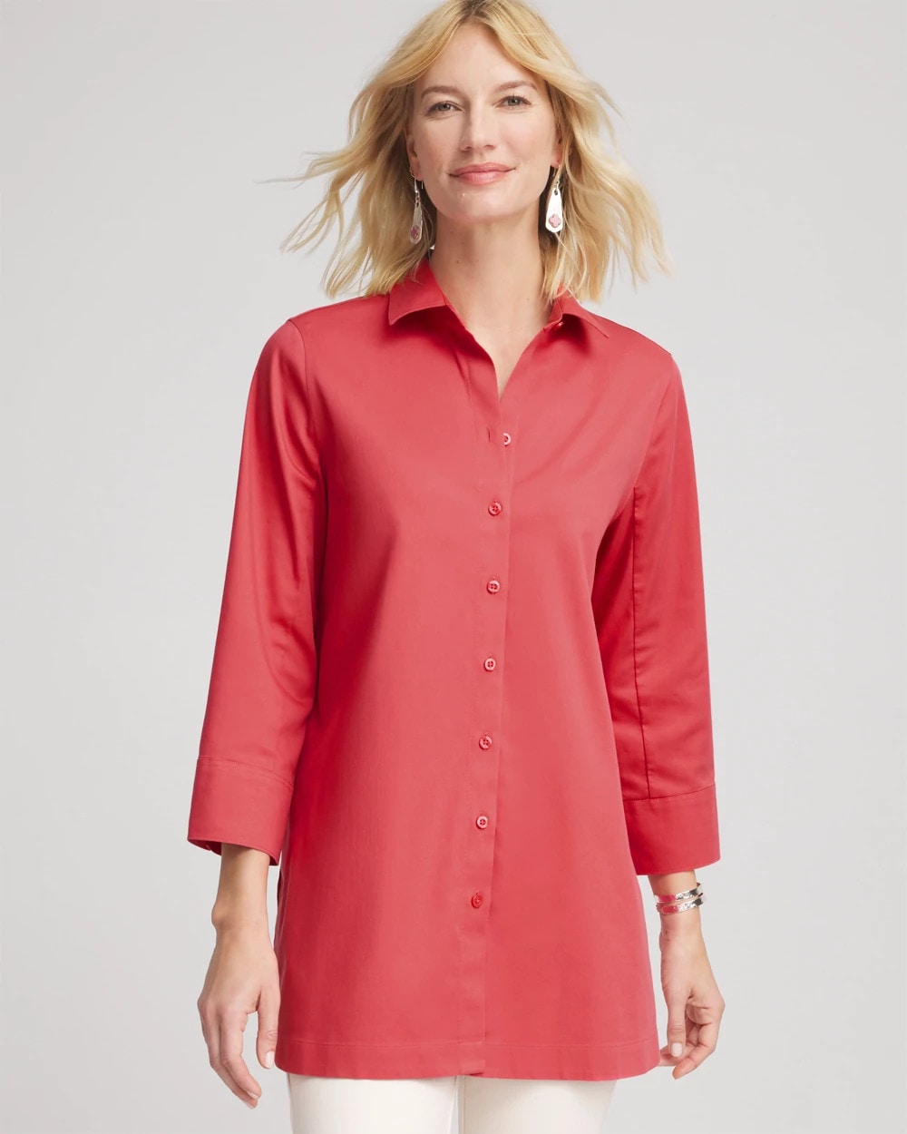 No Iron™ Classic Button Down Tunic - Chico's