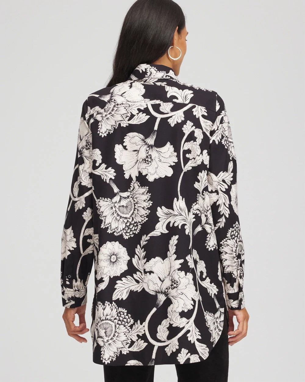 No Iron™ Bryne Bloom Stretch Tunic - Chico's