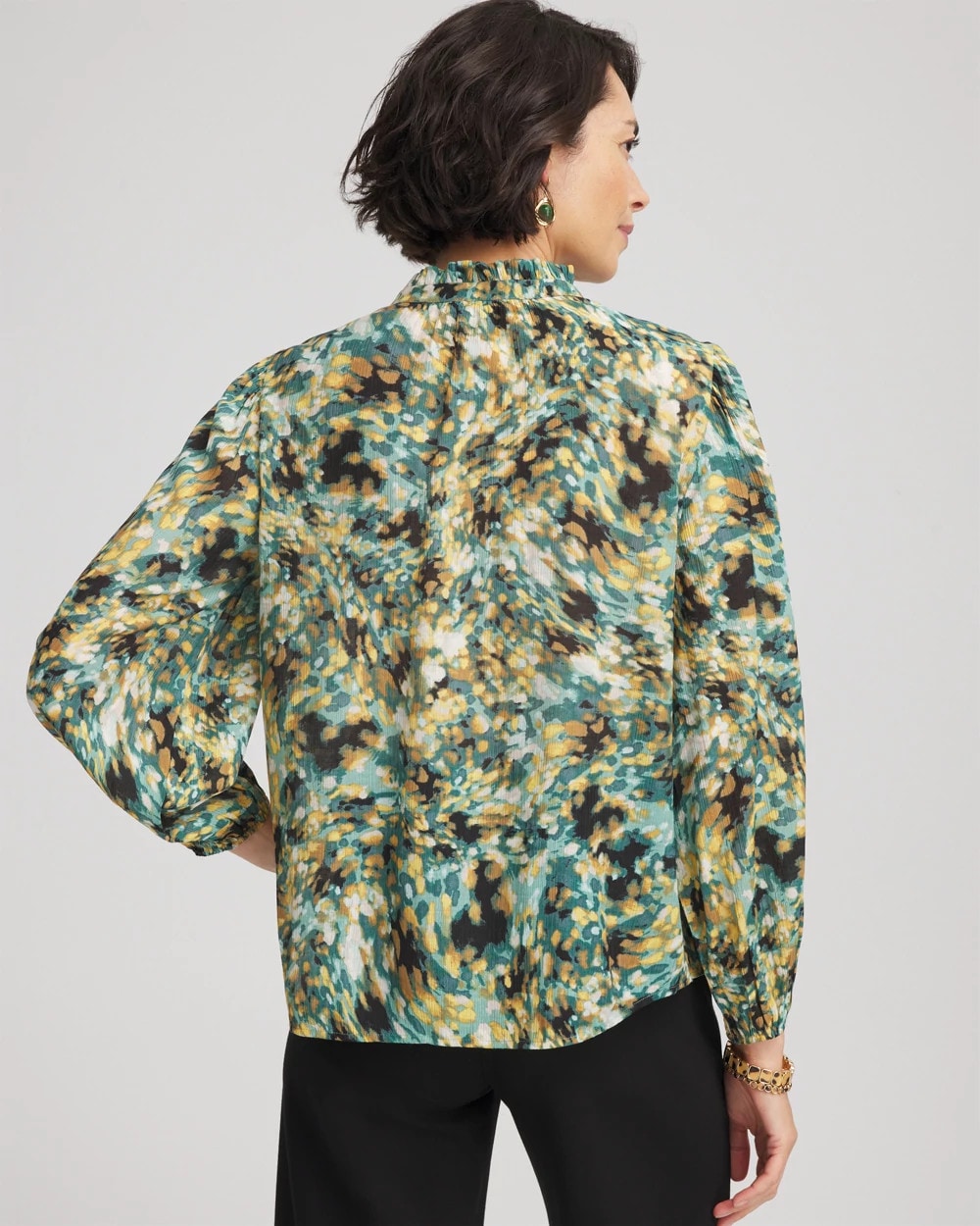 Crinkle Relaxed-Fit Blouse - Chico's
