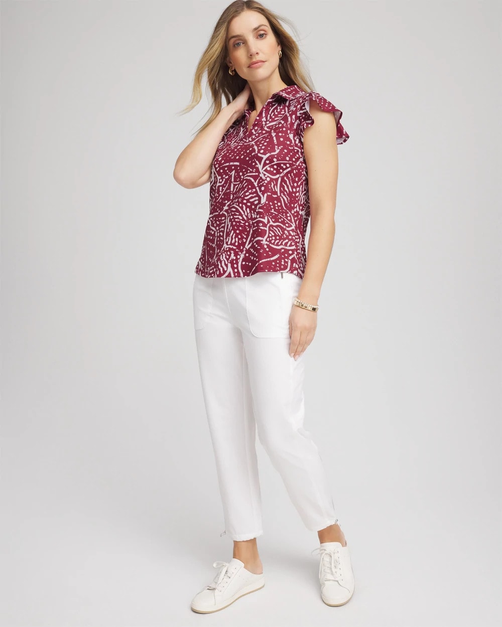 Zenergy® UPF Printed Polo Top - Chico's