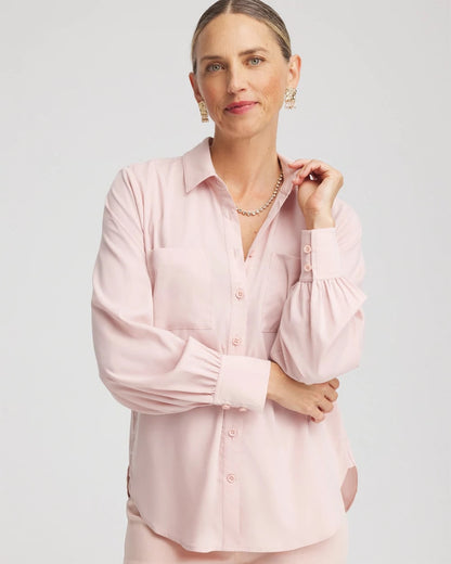 Classic-Fit Collared Shirt - Chico's
