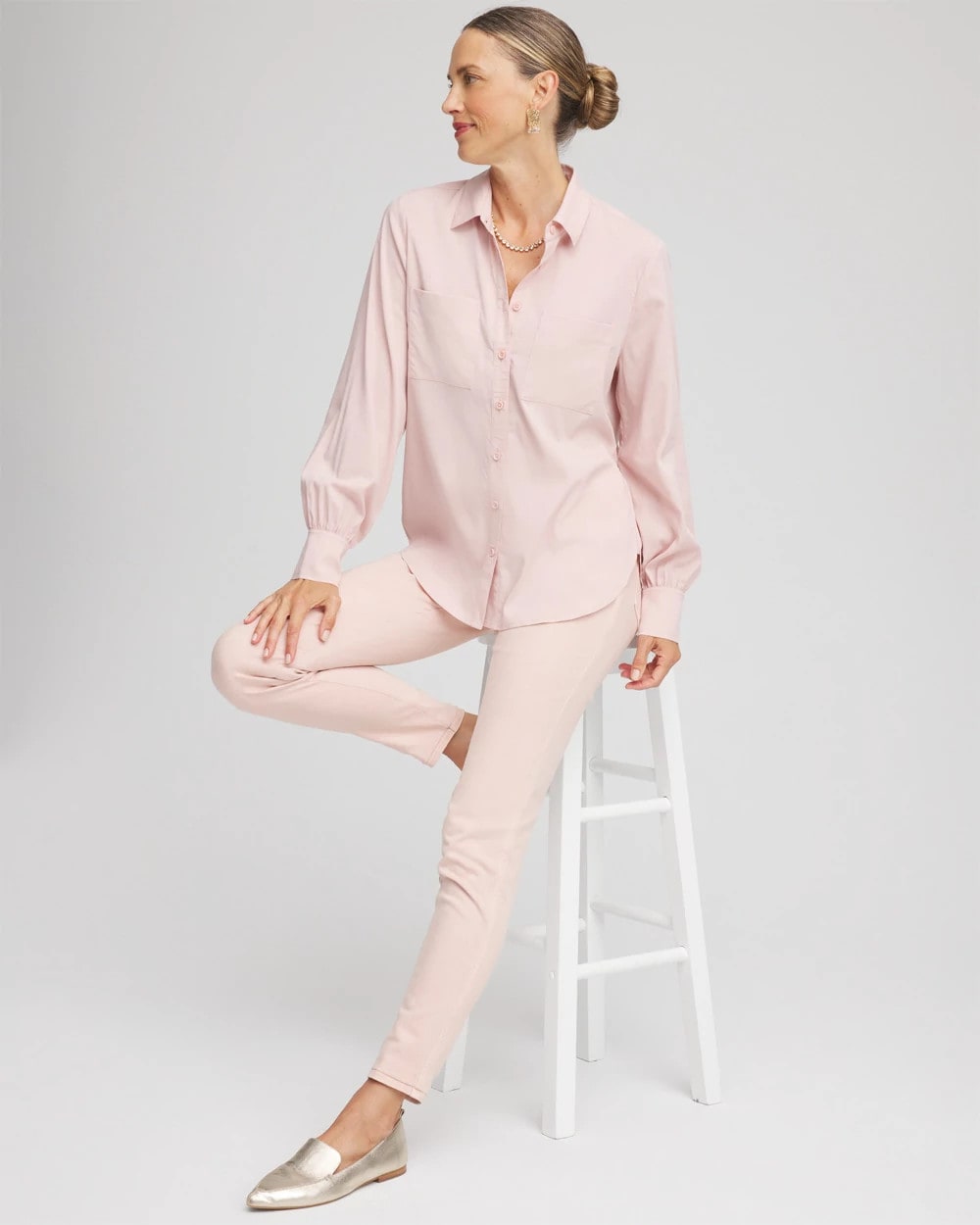 Classic-Fit Collared Shirt - Chico's