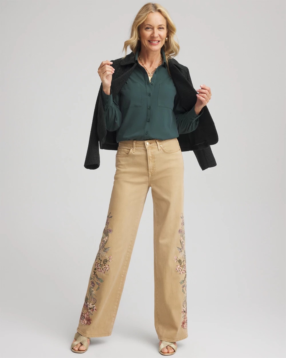 Classic-Fit Collared Shirt - Chico's