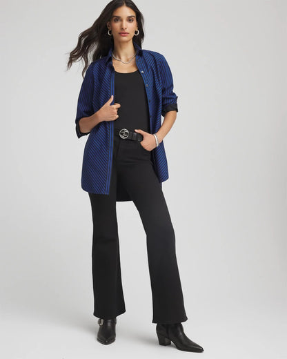 No Iron™ Slimming Striped Tunic - Chico's