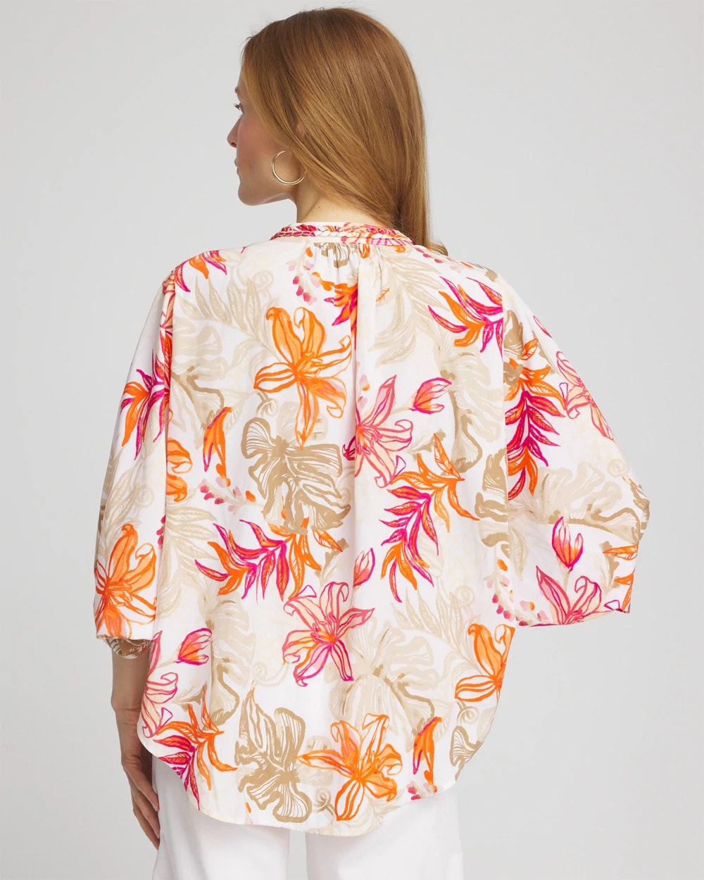 Floral Braided Batwing Blouse - Chico's