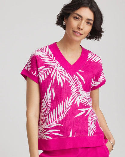 Zenergy® Tropical Gauze Top - Chico's