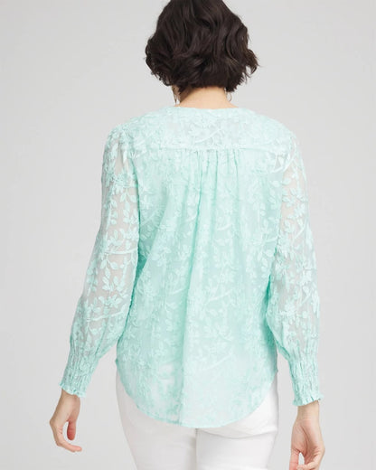 Floral Soutache V-Neck Blouse - Chico's