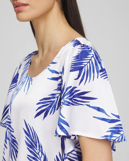 Flutter Sleeve Satin Top - Chico's