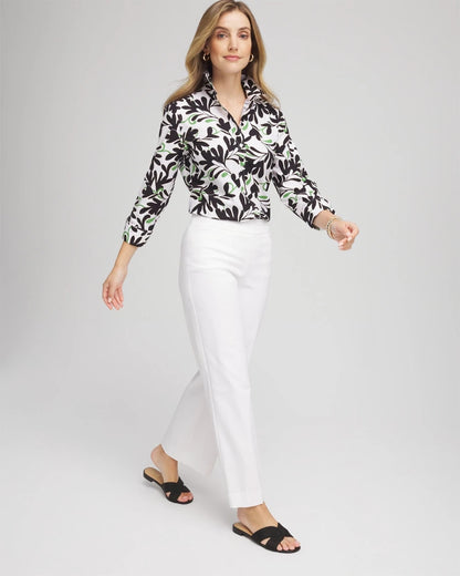 No Iron™ Abstract Floral Shirt - Chico's