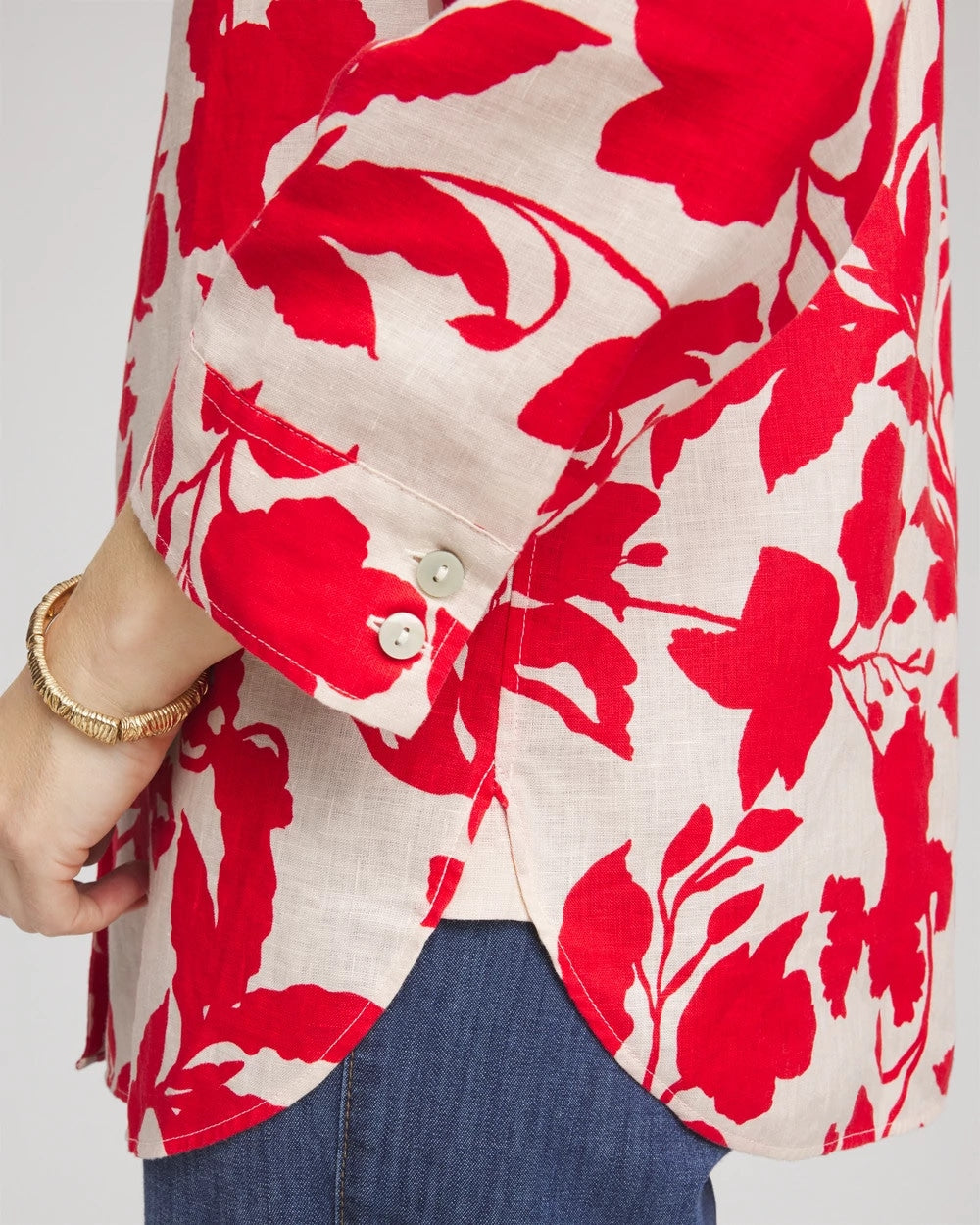 No Iron™ Floral Linen Shirt - Chico's