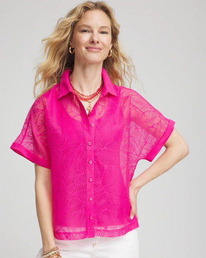 Deco Burnout Shirt - Chico's