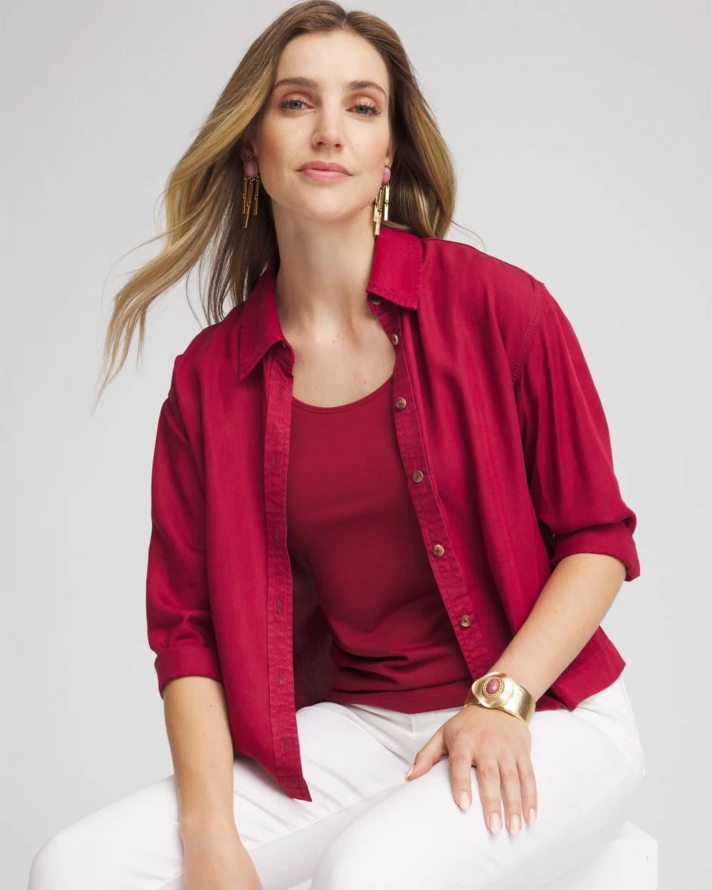 Tencel™ Classic Fit Shirt - Chico's