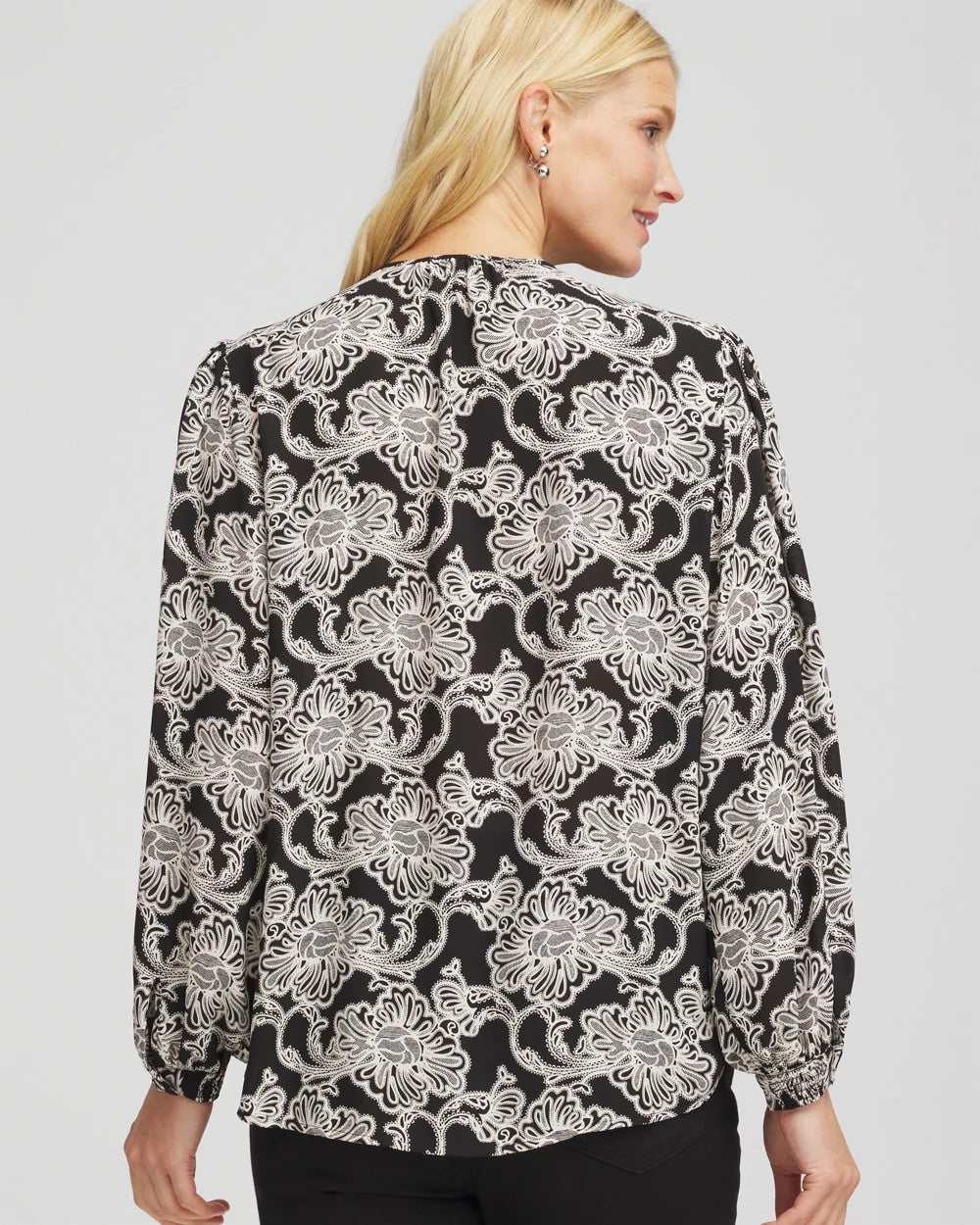 Caviar Bead Georgette Blouse - Chico's