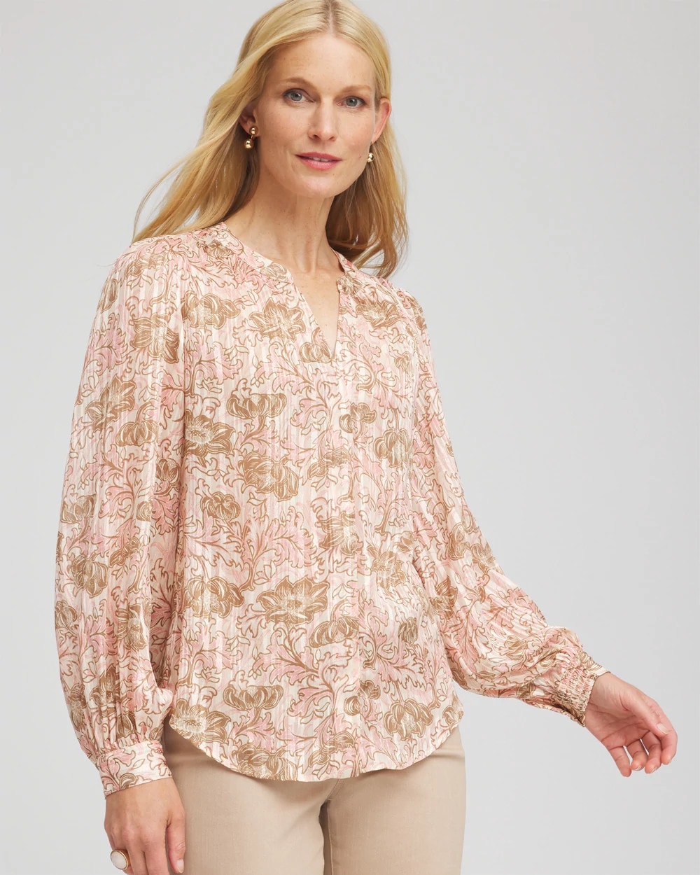 Revival Bloom Chiffon Blouse - Chico's