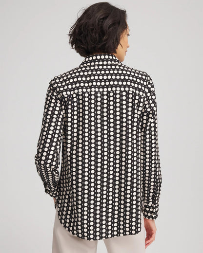 No Iron™ Printed Sateen Shirt - Chico's