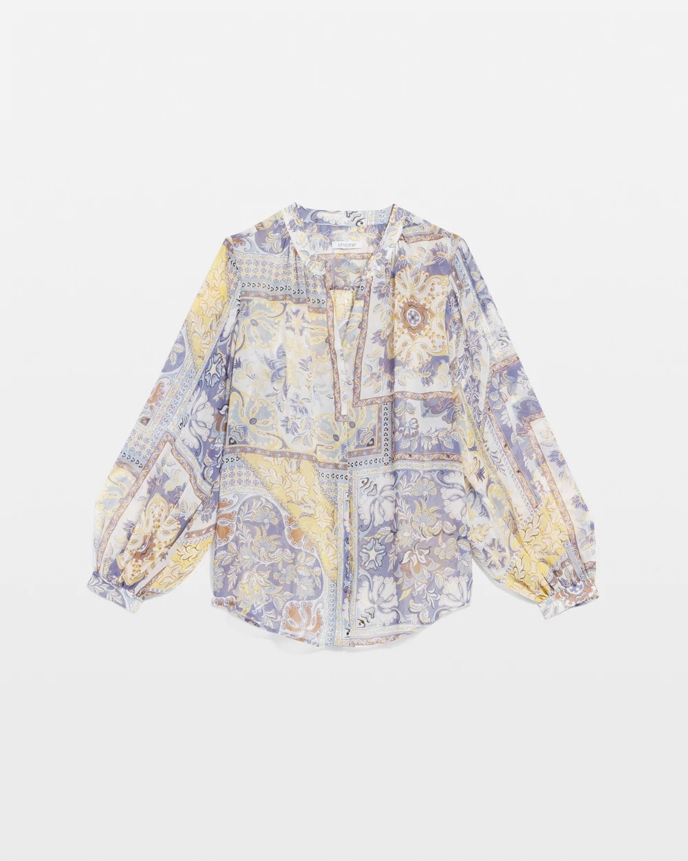 Artisanal Georgette Blouson-Sleeve Blouse - Chico's
