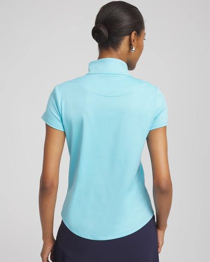 Zenergy® UPF Mockneck Short-Sleeve Top - Chico's